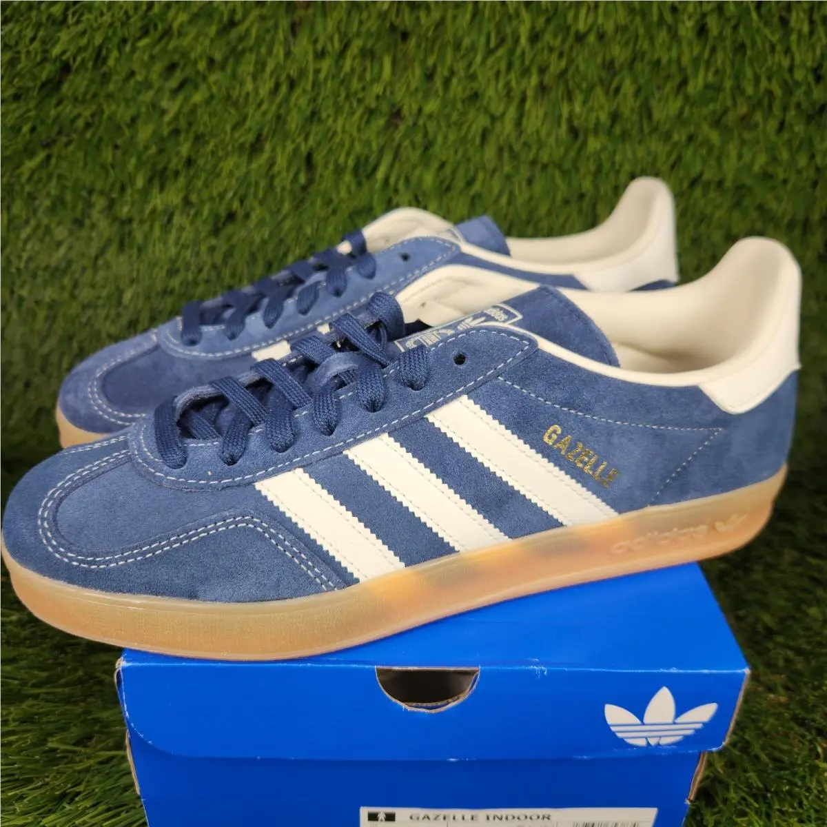 Adidas shoes - adidas Gazelle - Gazelle - JQ8393 - Blue 9