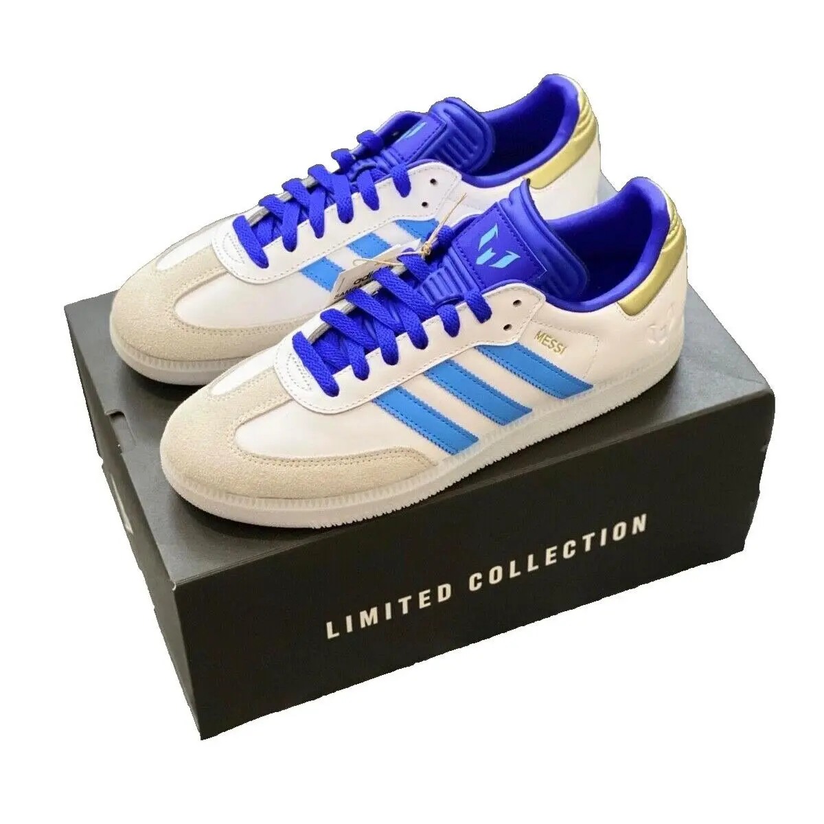 Adidas shoes - adidas Samba - Samba - ID3550 - White, Manufacturer: Cloud White / Lucid Blue / Blue Blast 0