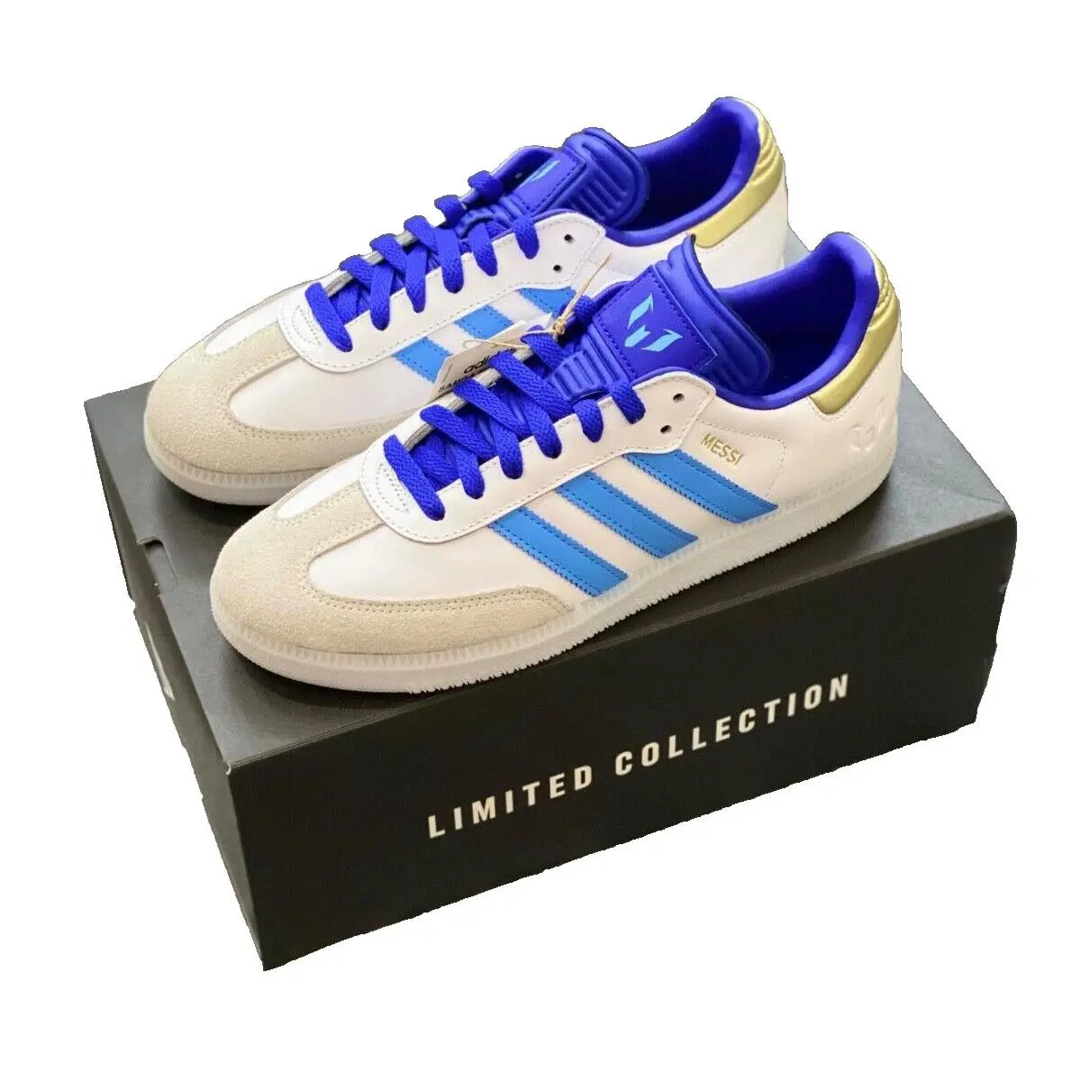 Adidas shoes - adidas Samba - Samba - ID3550 - White, Manufacturer: Cloud White / Lucid Blue / Blue Blast 6