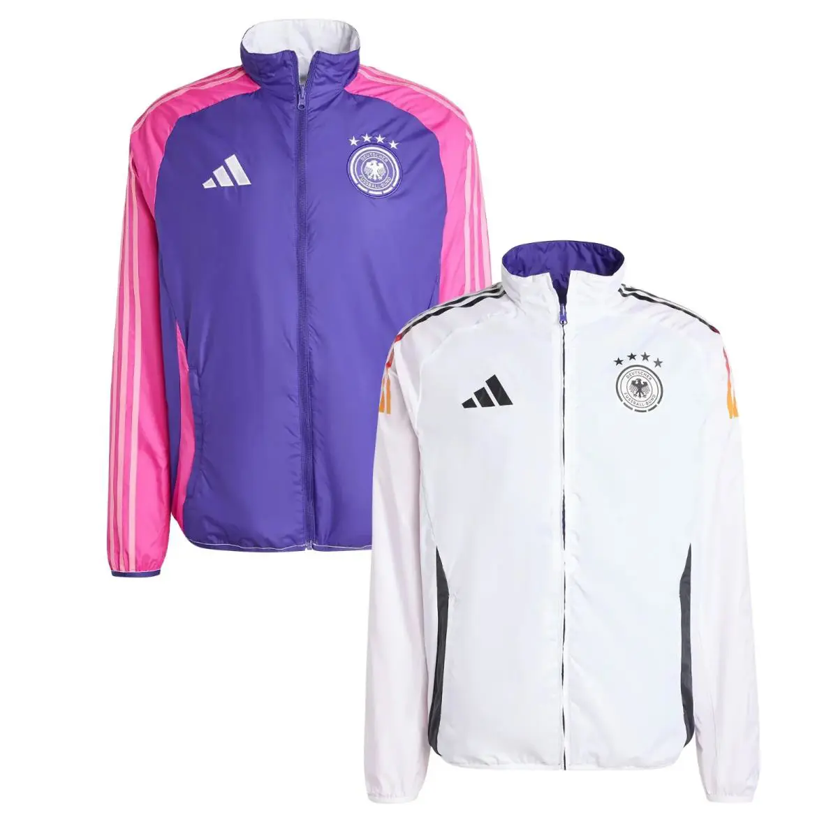 Adidas Germany Soccer Team Euro 2024 Anthem Reversible Track Jacket Men Size