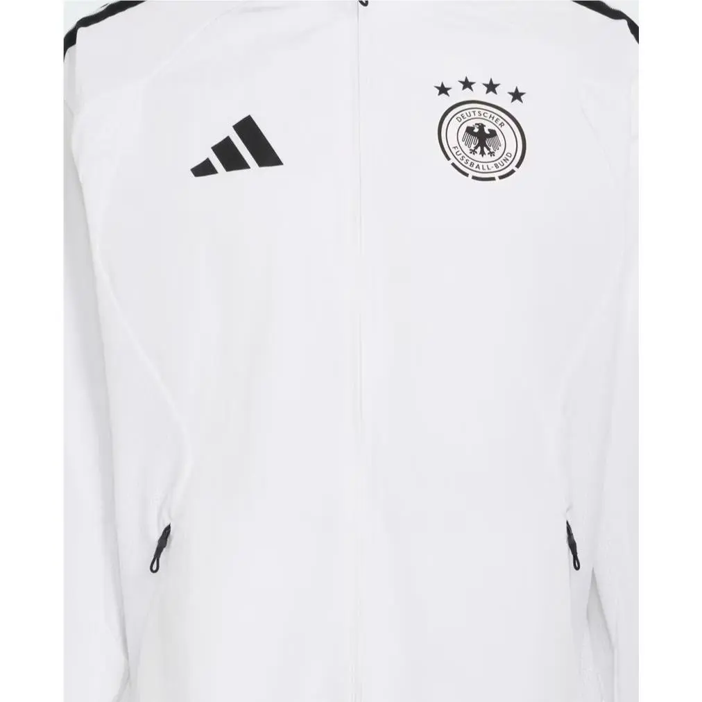 Adidas clothing - adidas Germany (DFB) Anthem Men`s Football Jacket - JZ9339 - White 4