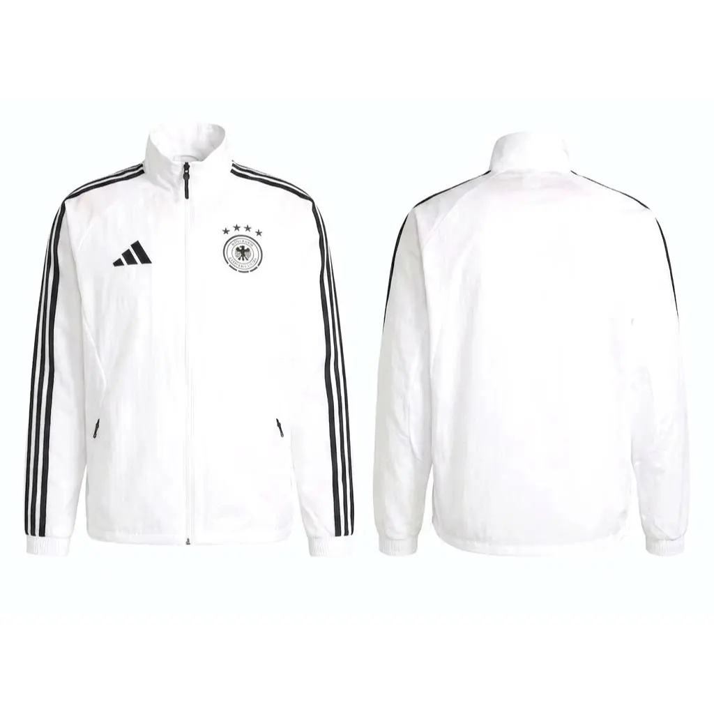 Adidas clothing - adidas Germany (DFB) Anthem Men`s Football Jacket - JZ9339 - White 3
