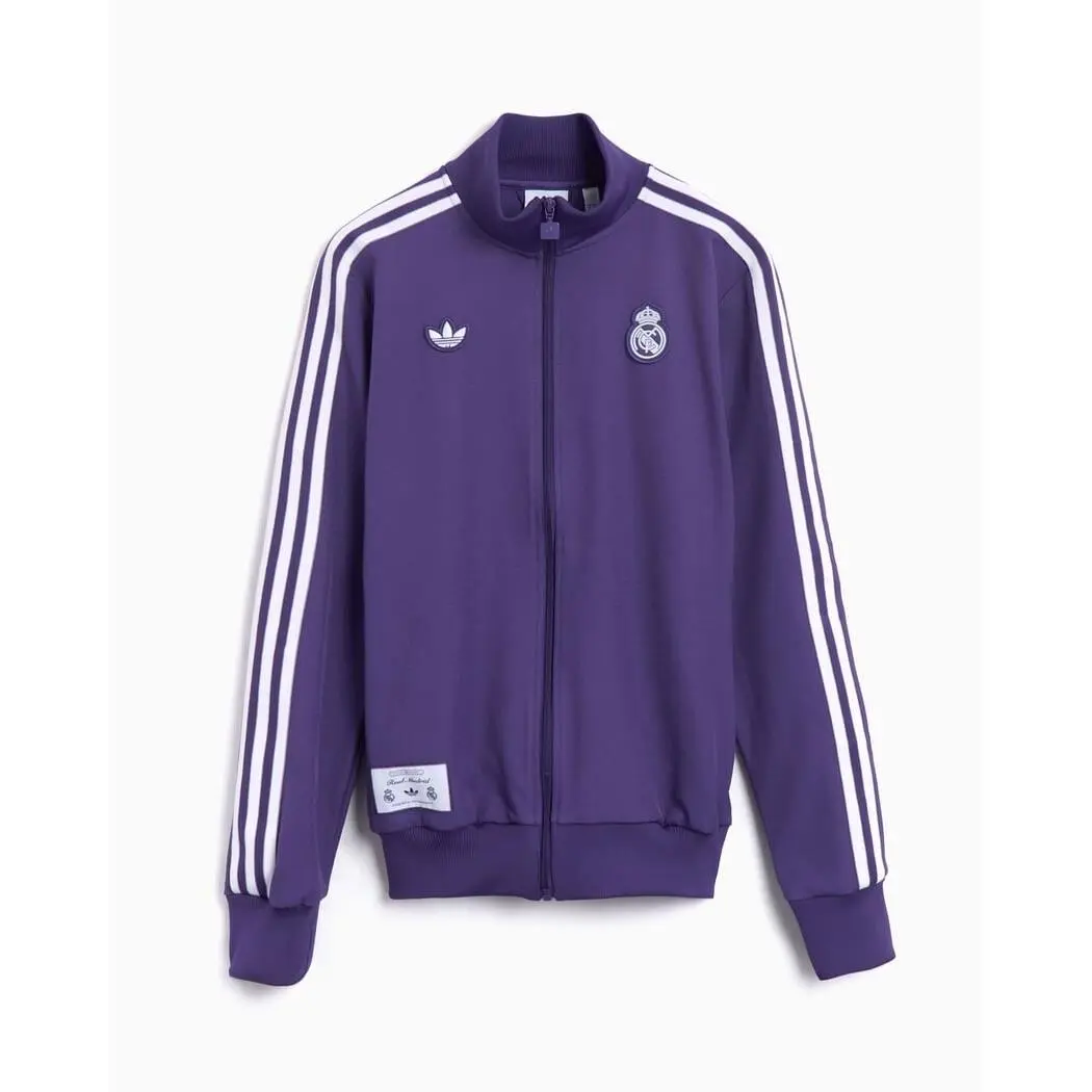 Adidas clothing - adidas Real Madrid Track Top - JF2582 - Purple 0