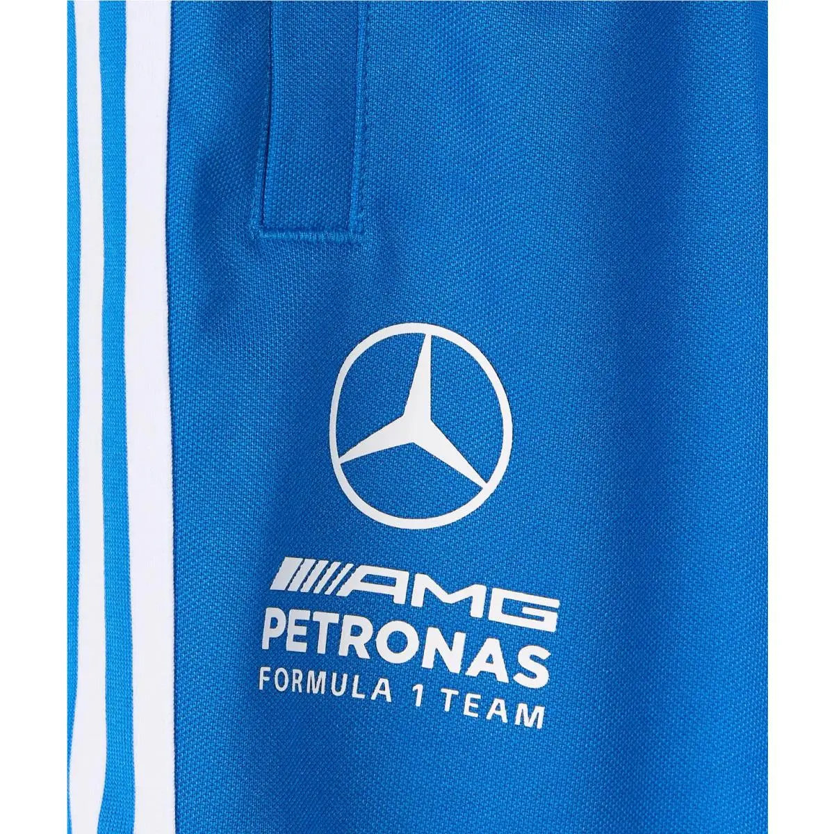 Adidas clothing - adidas AMG Petronas Formula 1 Team Blue Wonder Track Pant - KT5174 - Blue, Manufacture: Blue Bird / White 0