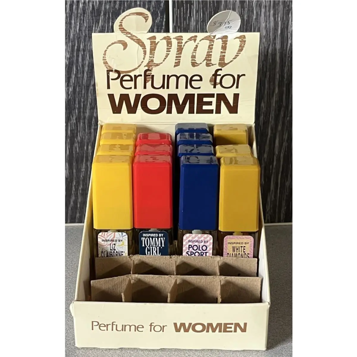 Vintage Box Of 14 Perfumes By Q Perfumes Tommy Hilfiger Polo White Diamonds 0.5