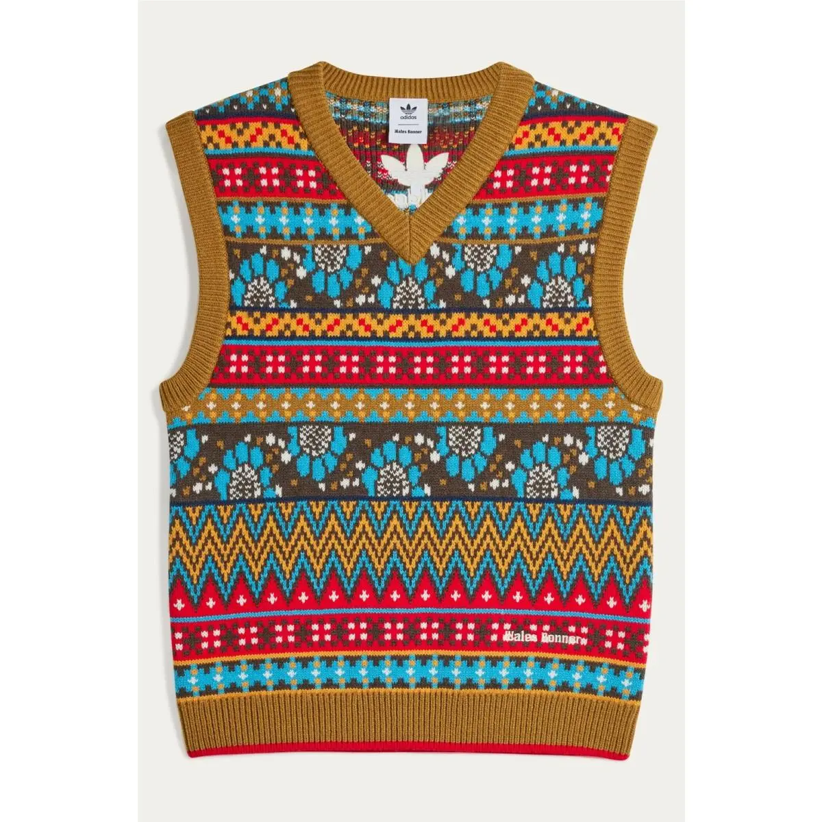Adidas clothing - Adidas x Wales Bonner Knitted Vest - JE5983 - Multicolor 10