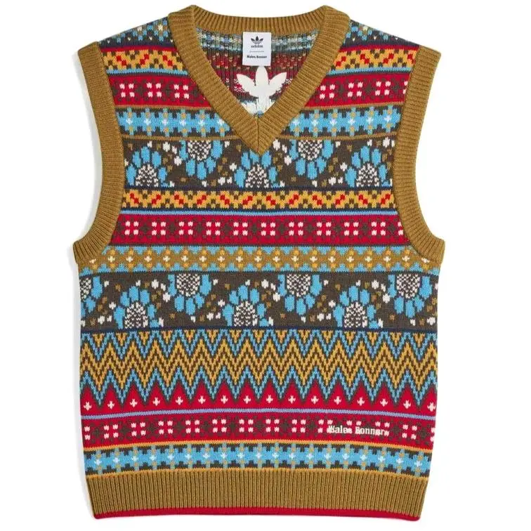 Adidas clothing - Adidas x Wales Bonner Knitted Vest - JE5983 - Multicolor 12