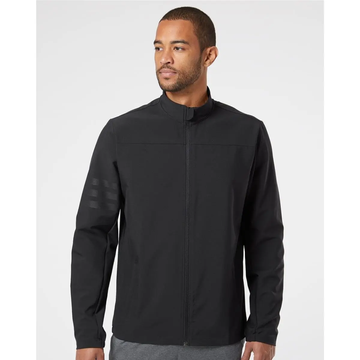 Adidas 3-Stripes Full-zip Jacket - A267 Golf Shirts Dad Gift Water-repellent