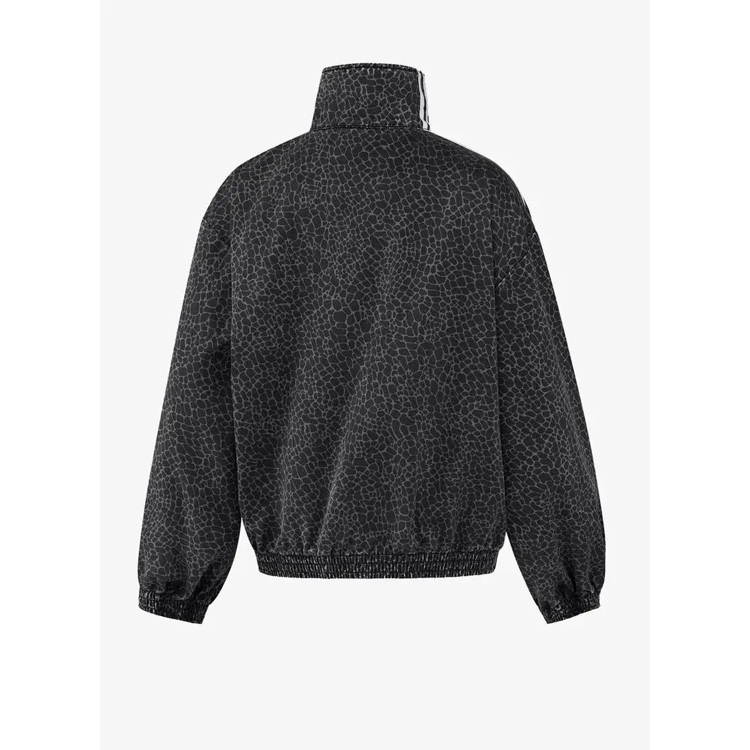 Adidas clothing - adidas Originals Firebird Oversized Aop Denim Jacket - KD8809 - Black 7