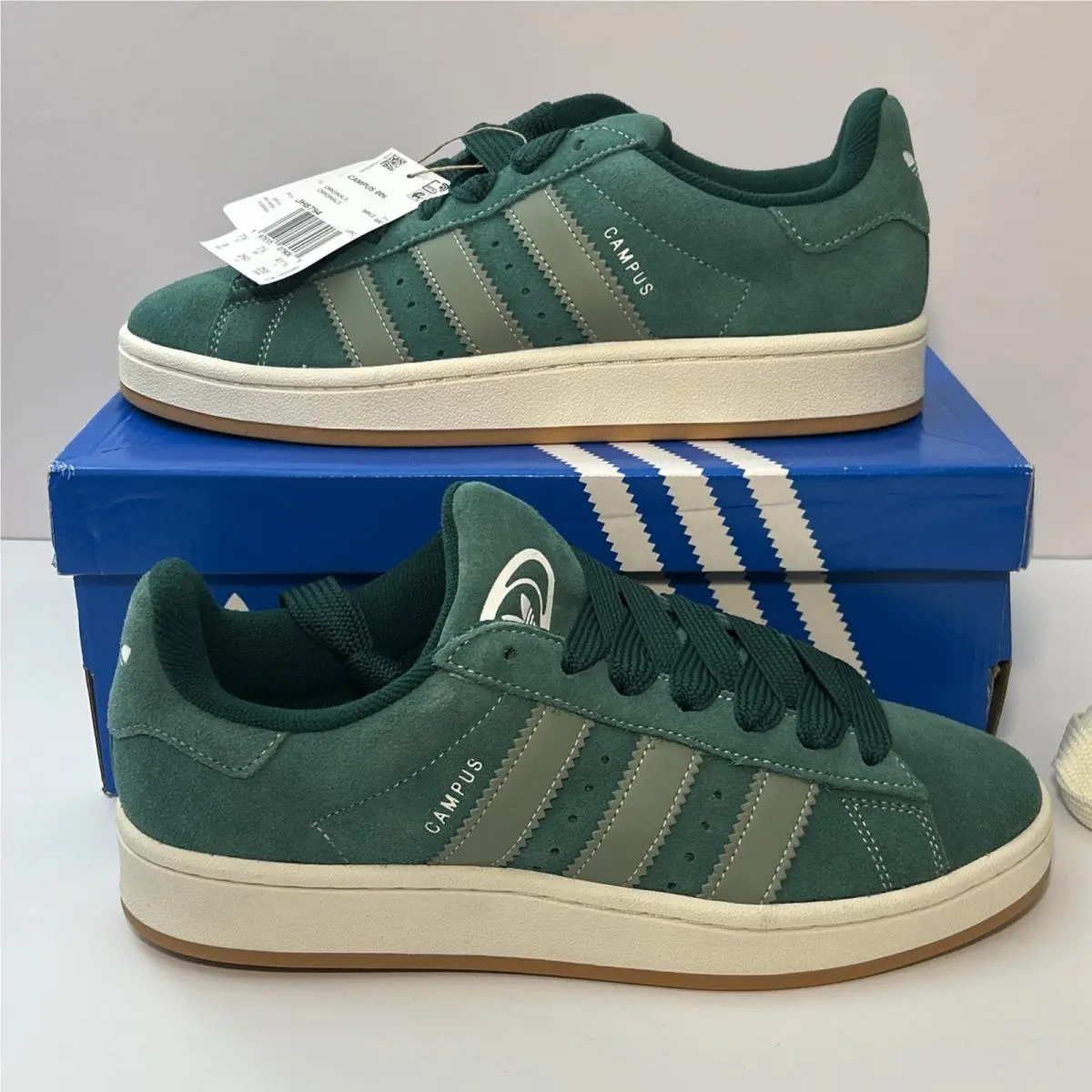 Adidas Campus 00s Sneakers Green Classic Skateboard Retro Shoes Men Size 8