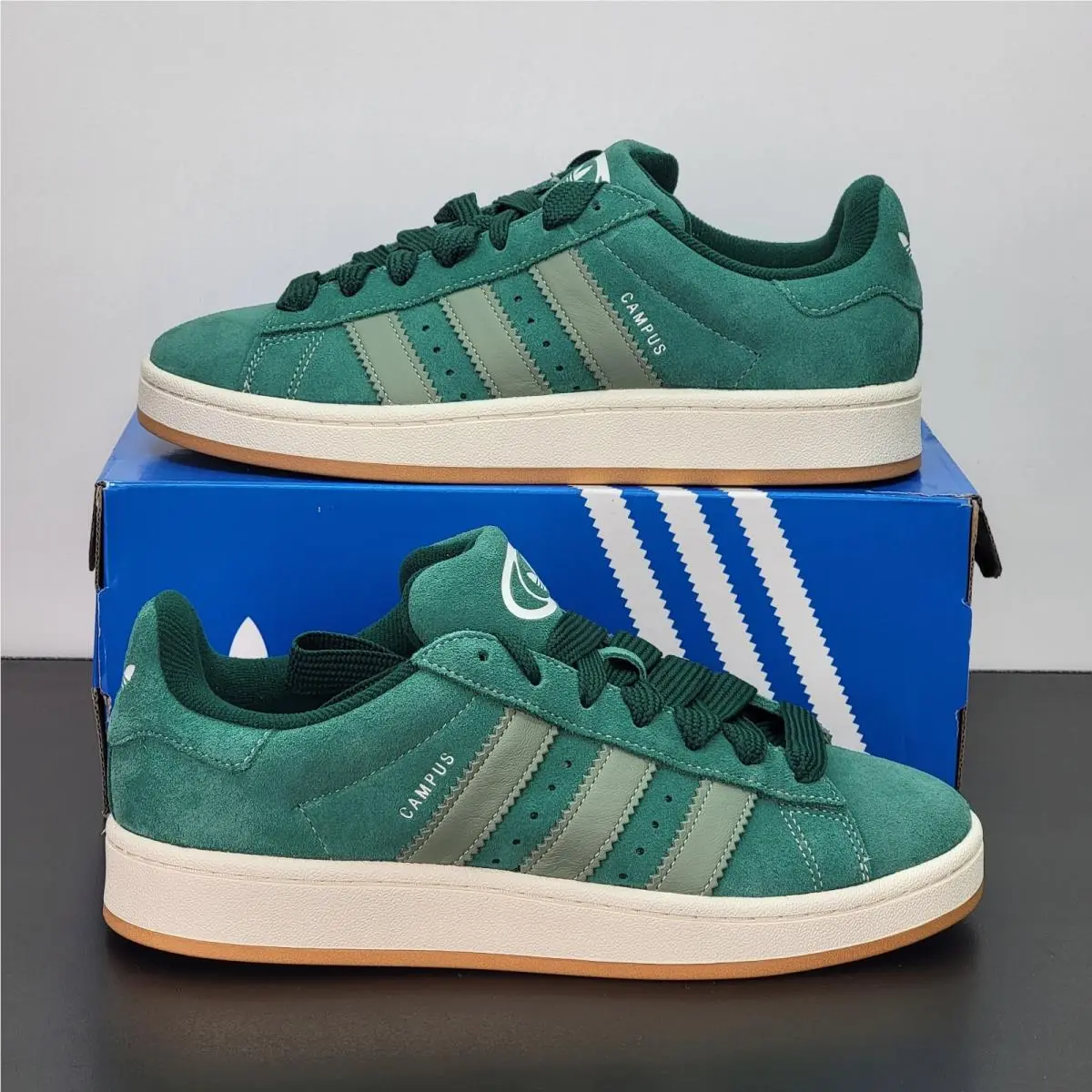 Adidas Campus 00s Sneakers Green Classic Skateboard Retro Shoes Men Size 8