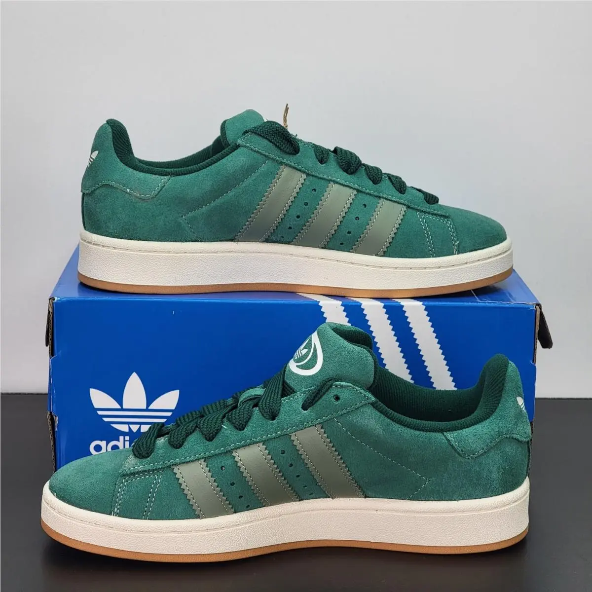 Adidas shoes - adidas Campus 00s - Campus - JH8794 - Green, Manufacturer: DARK GREEN/CLOUD WHITE/OFF WHITE 0