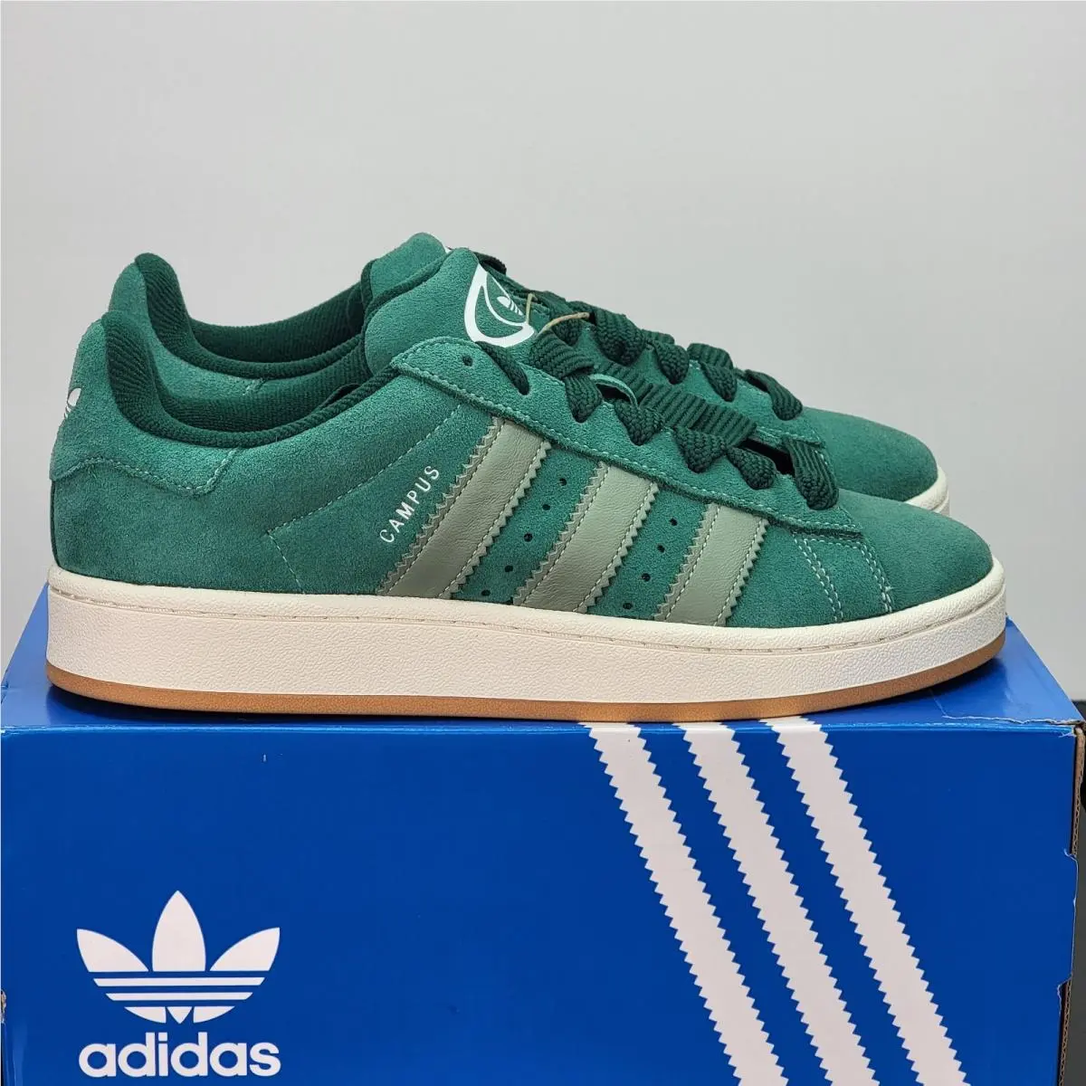 Adidas shoes - adidas Campus 00s - Campus - JH8794 - Green, Manufacturer: DARK GREEN/CLOUD WHITE/OFF WHITE 2
