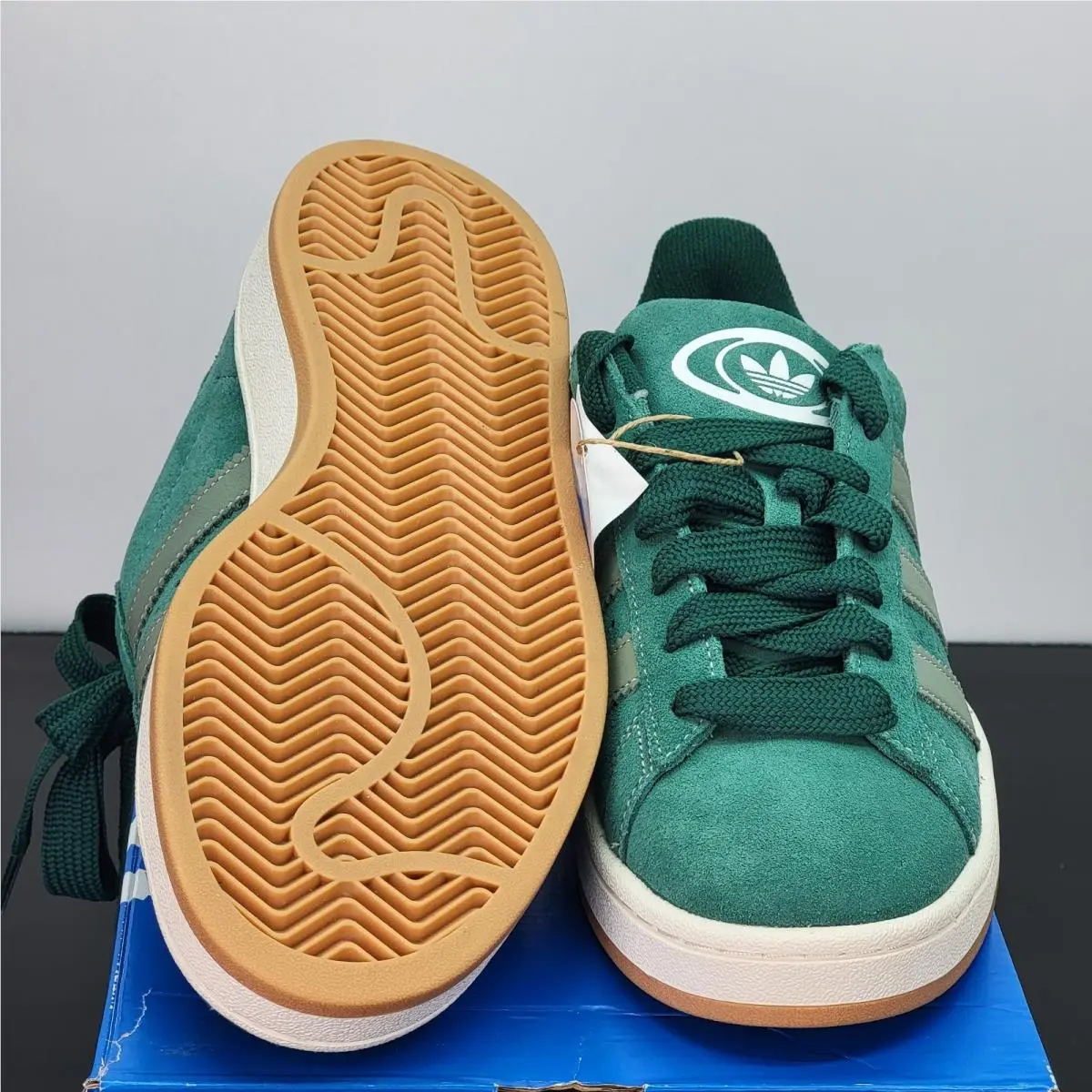 Adidas shoes - adidas Campus 00s - Campus - JH8794 - Green, Manufacturer: DARK GREEN/CLOUD WHITE/OFF WHITE 5
