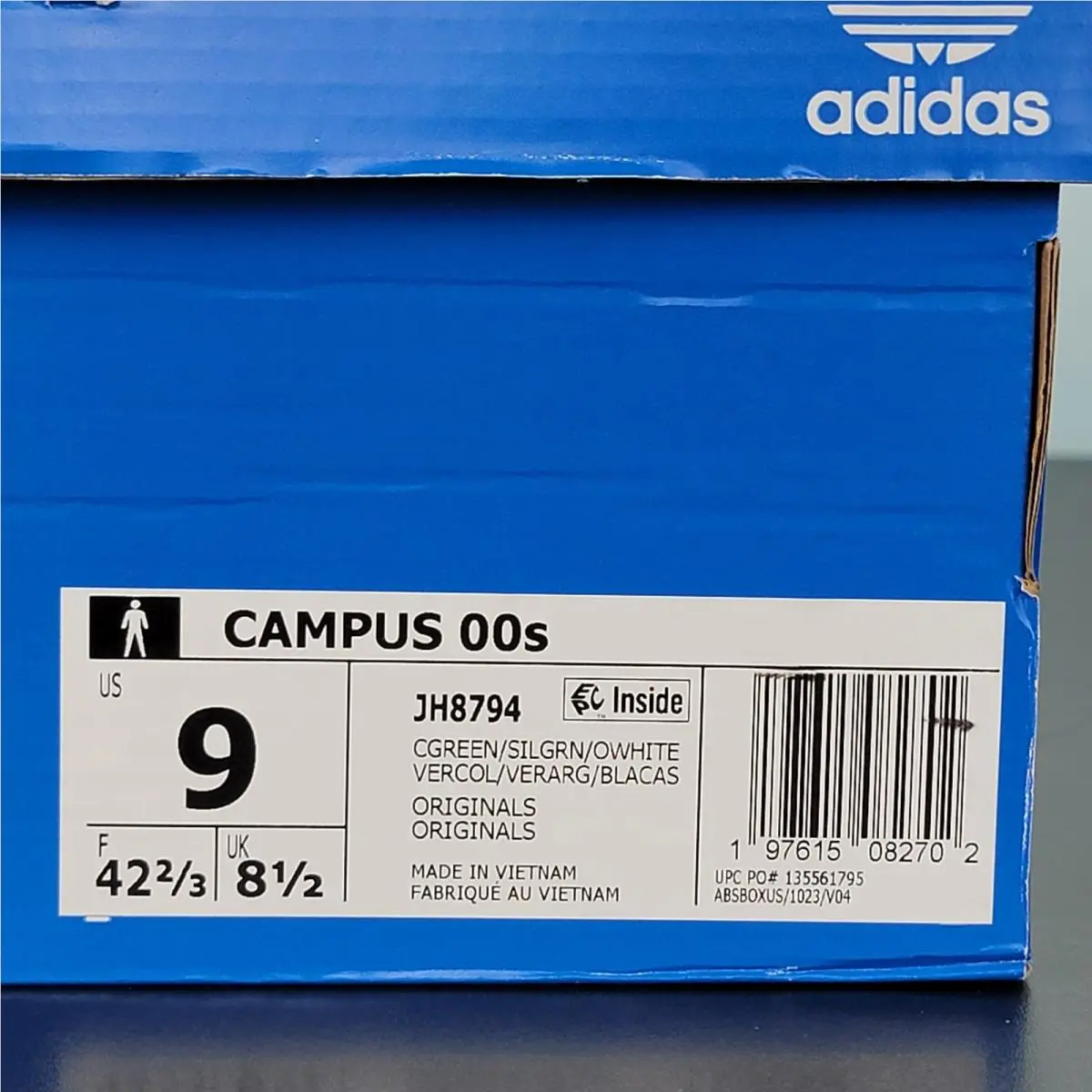 Adidas shoes - adidas Campus 00s - Campus - JH8794 - Green, Manufacturer: DARK GREEN/CLOUD WHITE/OFF WHITE 6