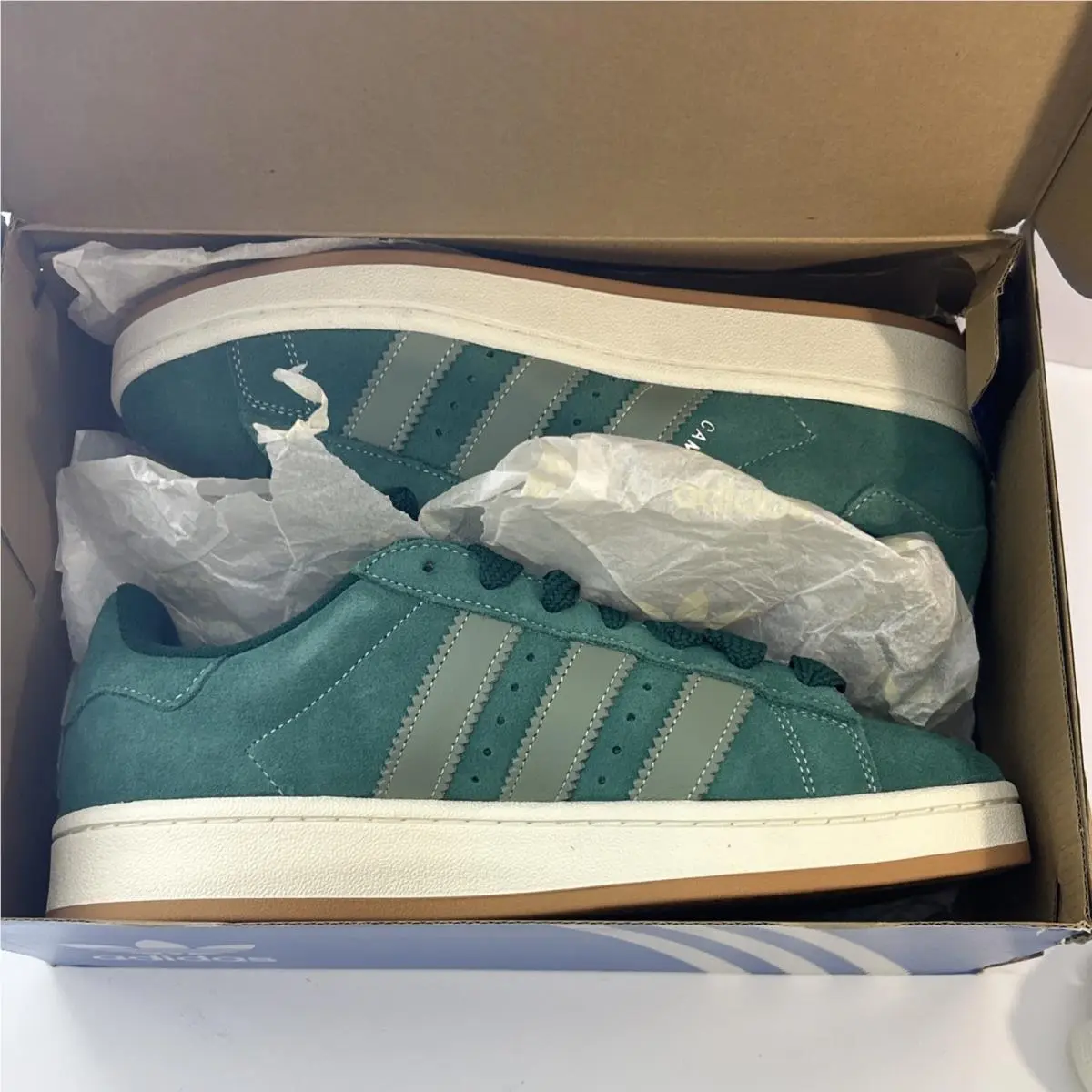 Adidas shoes - adidas Campus 00s - Campus - JH8794 - Green, Manufacturer: DARK GREEN/CLOUD WHITE/OFF WHITE 4