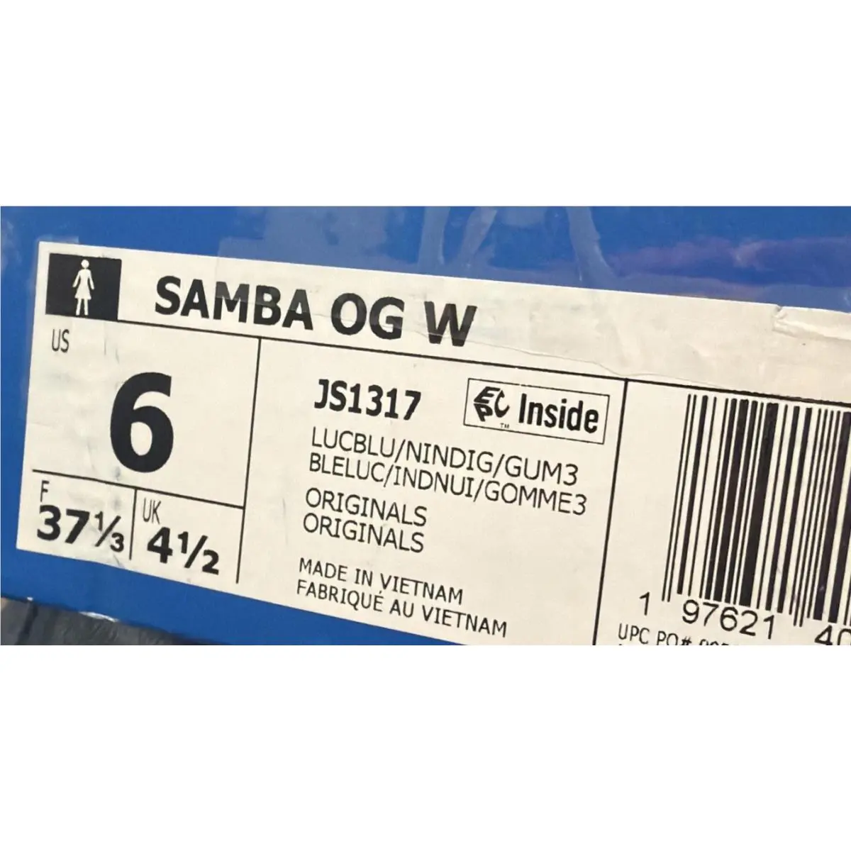 Adidas shoes - adidas Samba - Samba - JS1317 - Blue (UPC: 0197621403805) 4