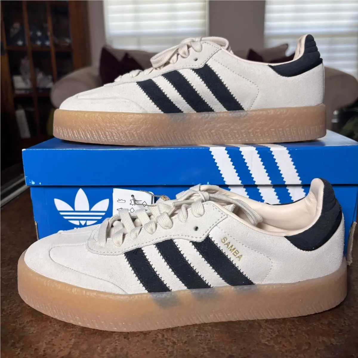 Adidas shoes - adidas Sambae - Sambae - JR1437 - Ivory (UPC: 197621776299) 1
