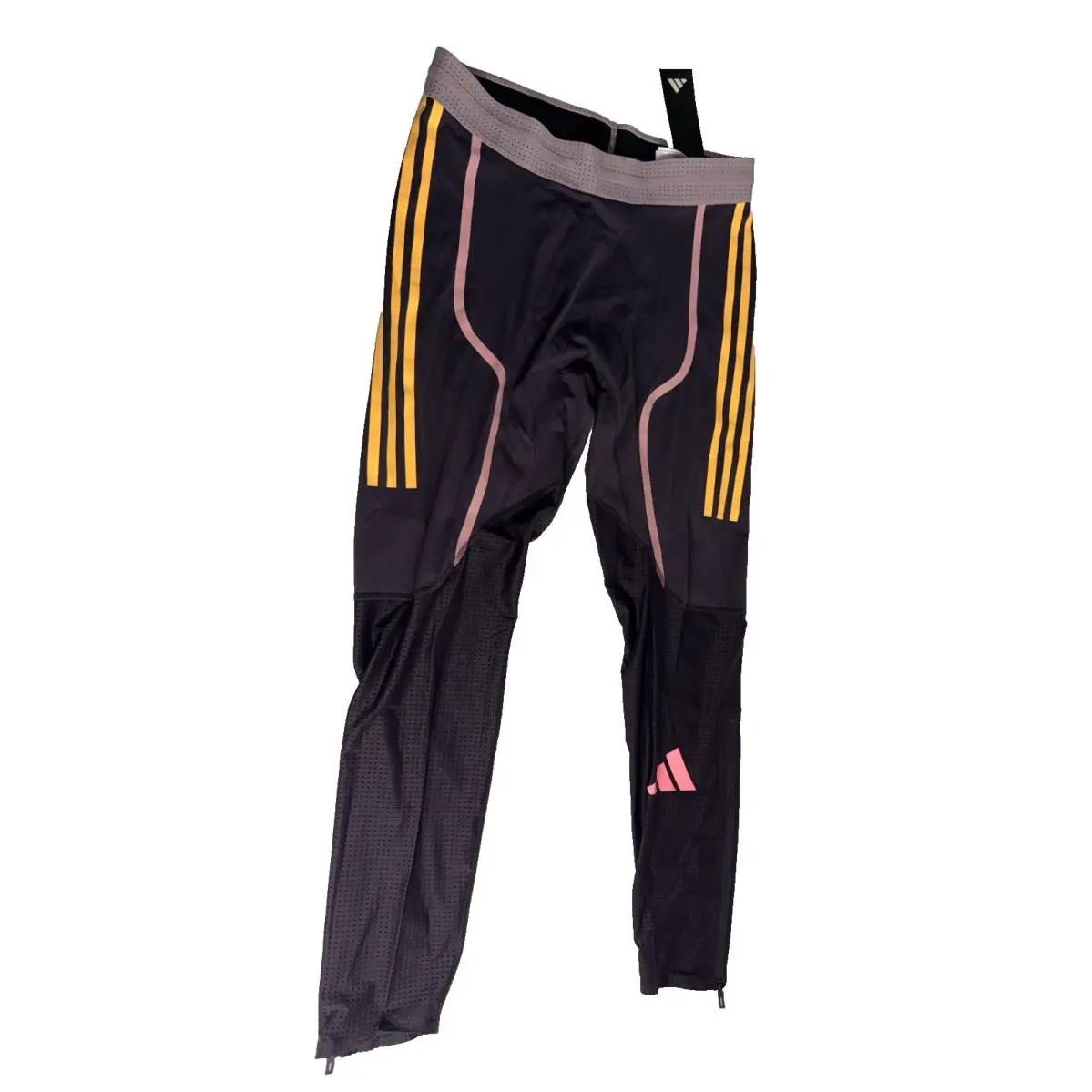 Adidas 2024 Pro Elite Team Running Long Tights Aurora Black Men’s Size L IN1118