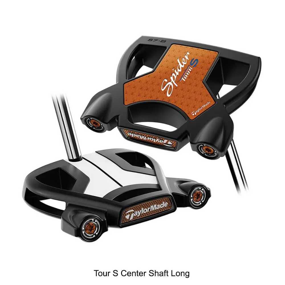 Taylormade Spider Tour Black Long Design Putter - 25 - Chrome