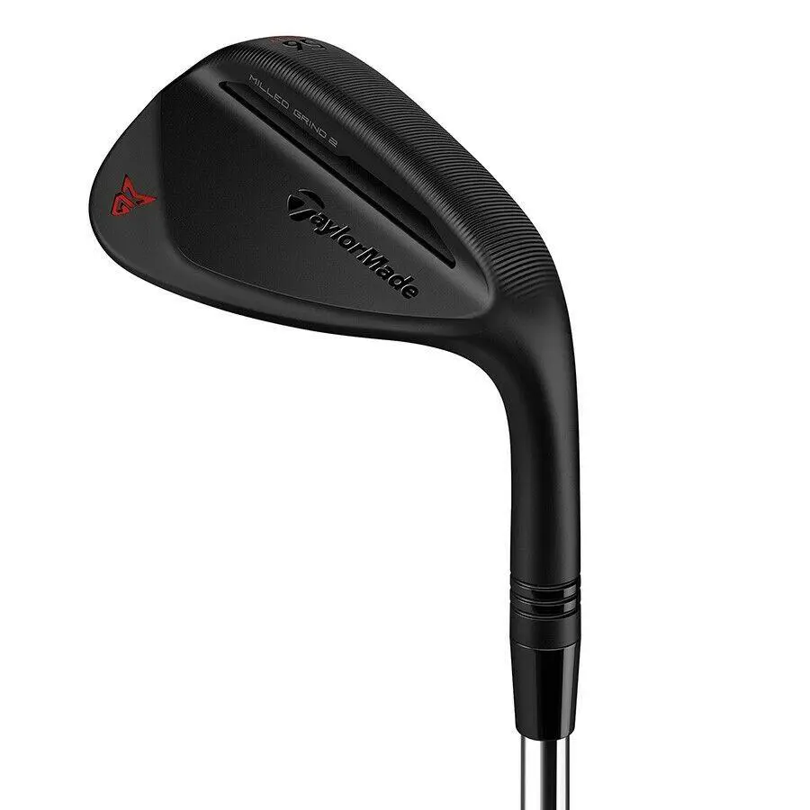 Taylormade Milled Grind 2 Black 58 11 Wedge Stl Dynamic Gold 200 Stiff Flex - Black, Gold