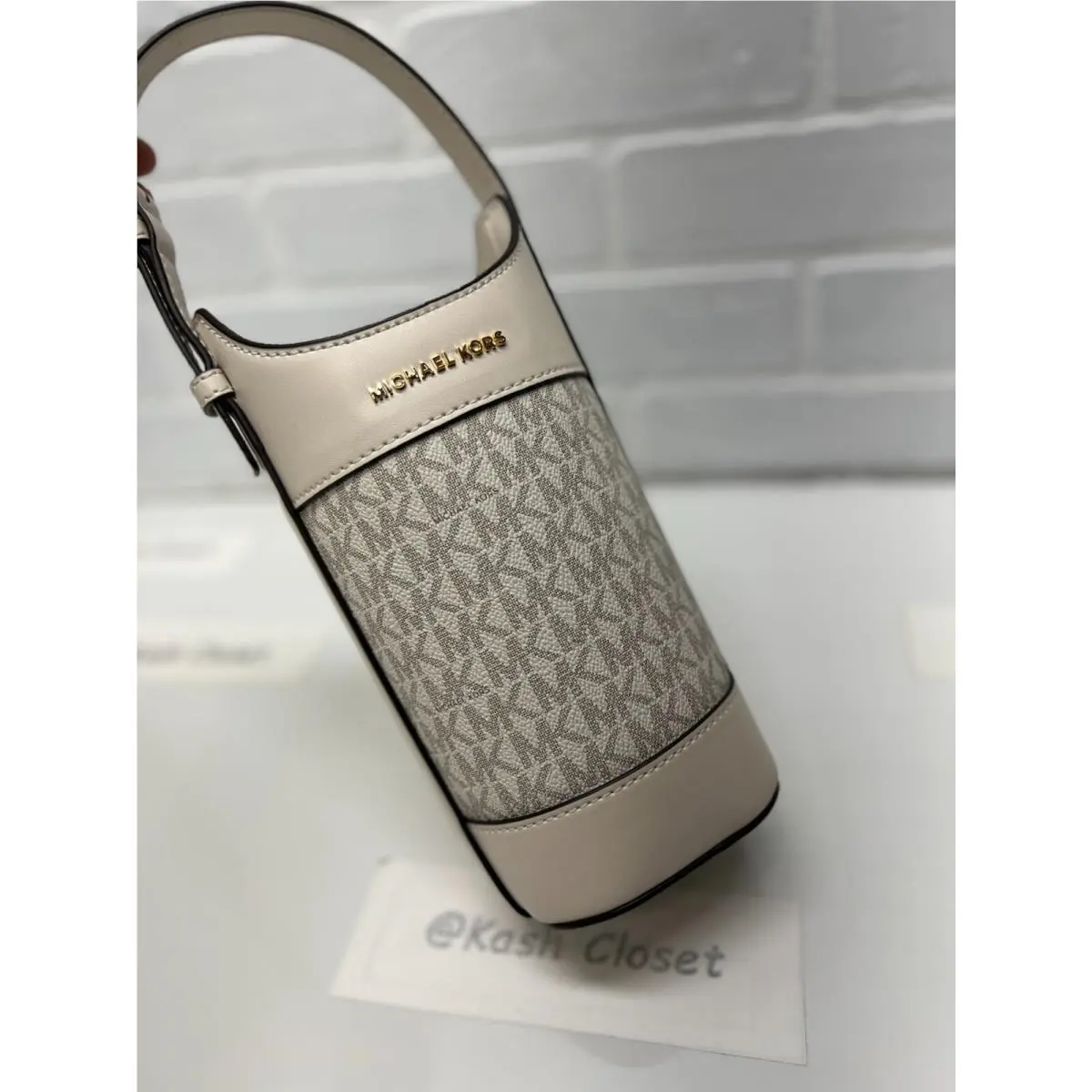 Michael Kors Wine Bottle Holder Bag MK Signature