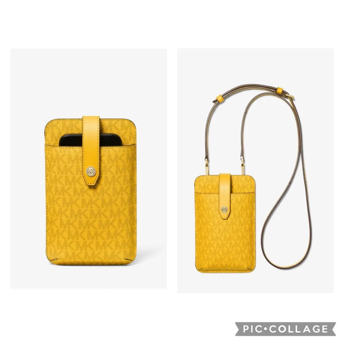 Michael Kors Jst MK Logo Smart Phone Crossbody with Card Holder