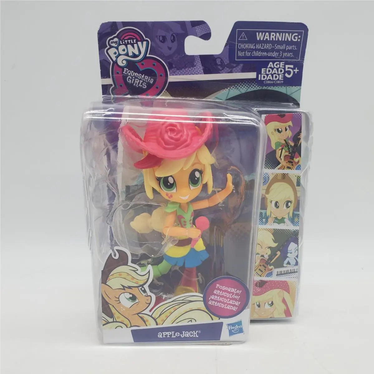 2016 My Little Pony Rockin` Apple Jack Equestria Girls 5 Minis Doll