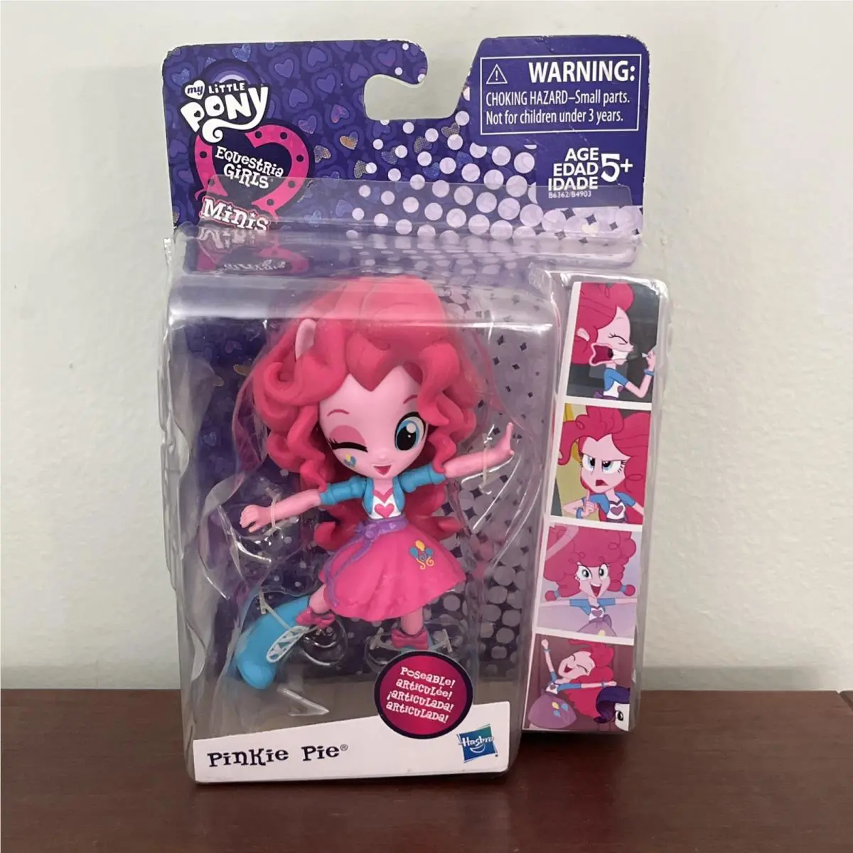 Hasbro My Little Pony Equestria Girls Minis Pinkie Pie Wink Imperfect Package
