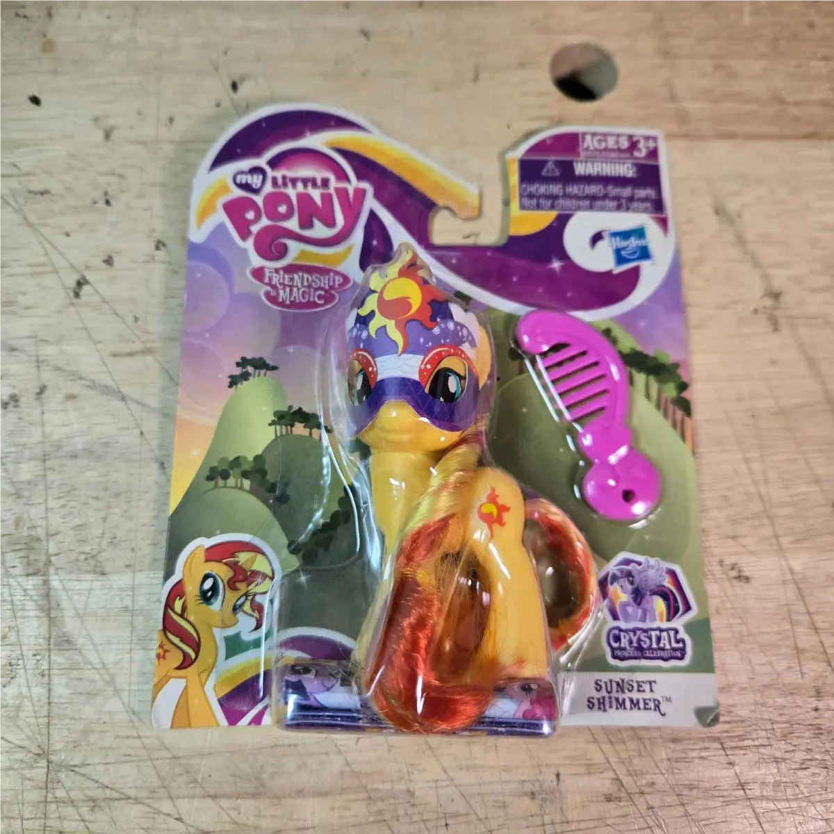 My Little Pony Crystal Princess Celebration Sunset Shimmer Masquerade Figure