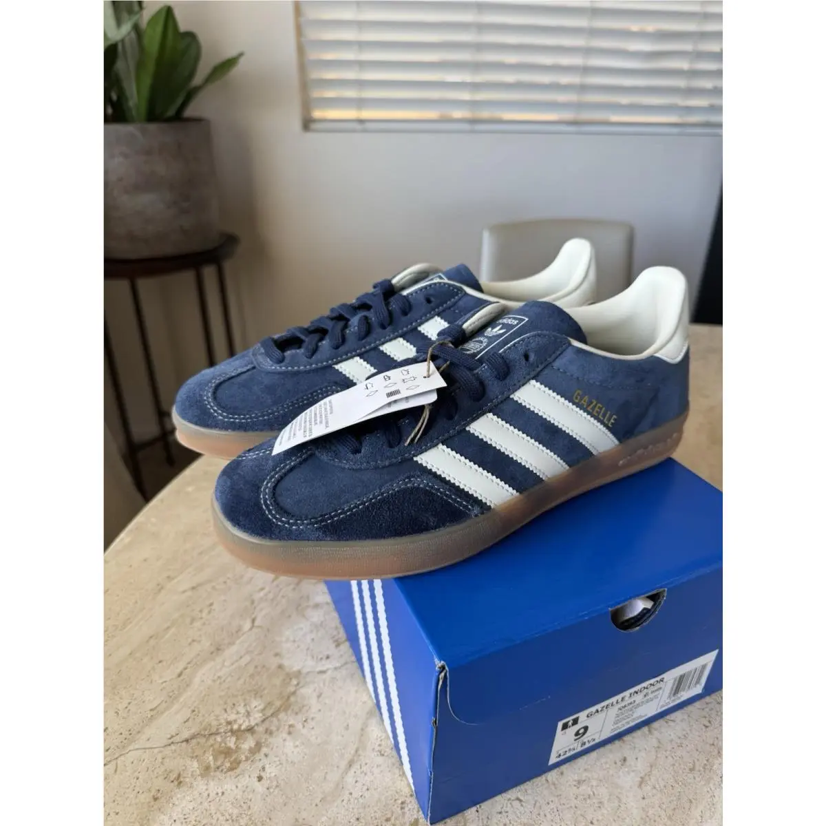 Adidas shoes - adidas Gazelle - Gazelle - JQ8393 - Blue 17
