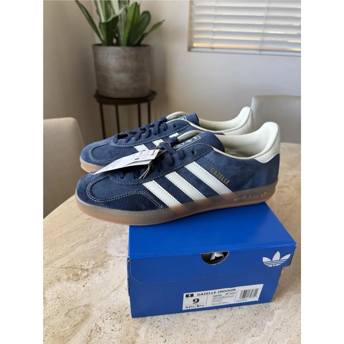 Adidas shoes - adidas Gazelle - Gazelle - JQ8393 - Blue 1