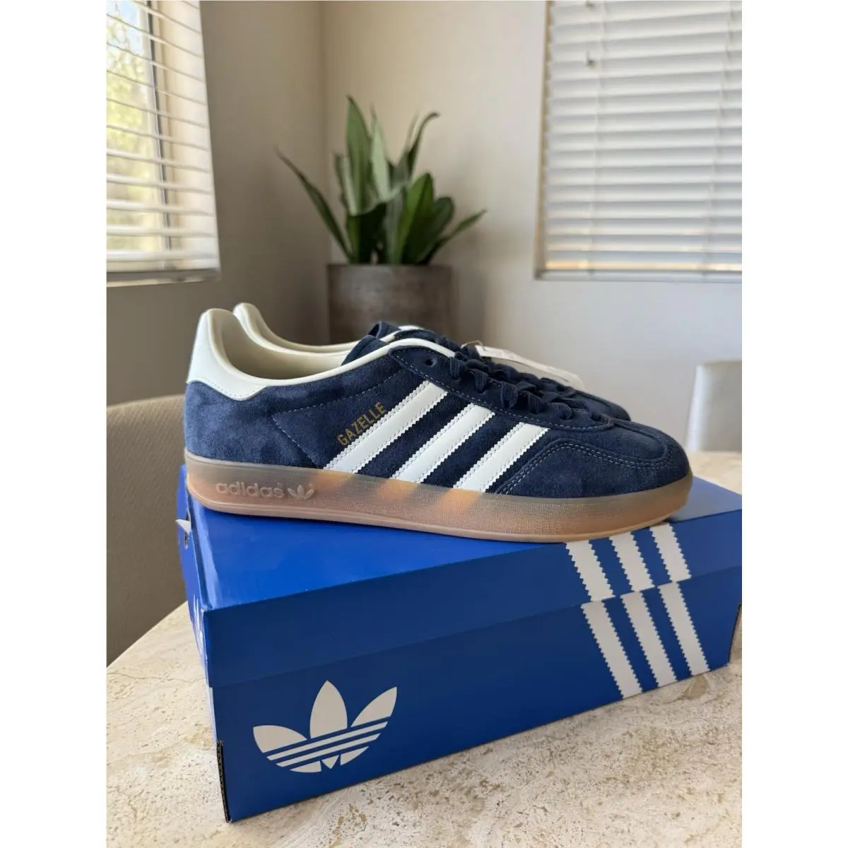 Adidas shoes - adidas Gazelle - Gazelle - JQ8393 - Blue 3