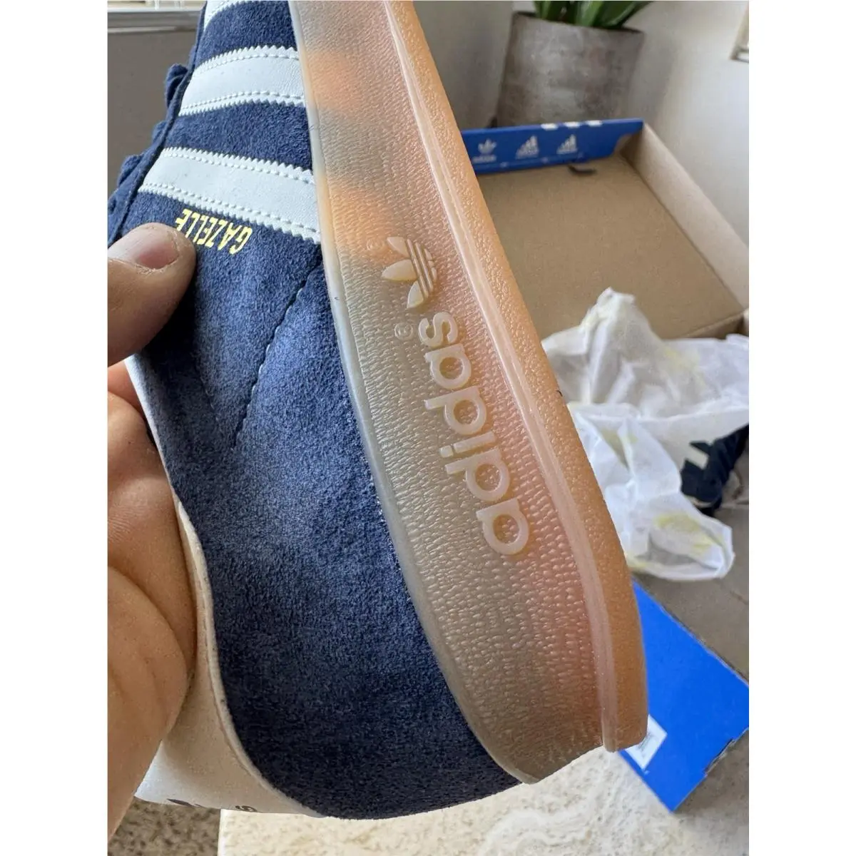 Adidas shoes - adidas Gazelle - Gazelle - JQ8393 - Blue 20