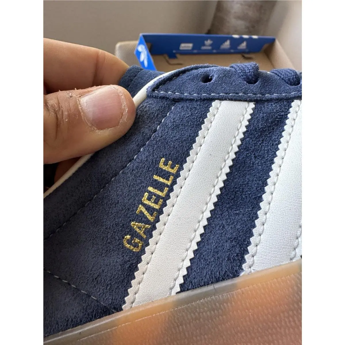 Adidas shoes - adidas Gazelle - Gazelle - JQ8393 - Blue 6