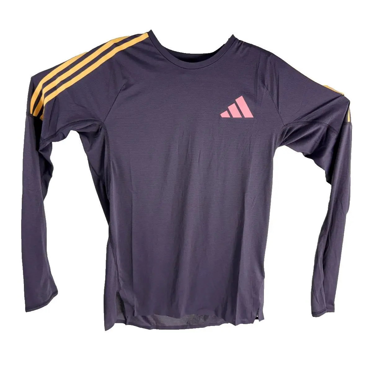 Adidas Adizero Promo Running Long Sleeve Shirt Purple Men`s Size Large IN1133