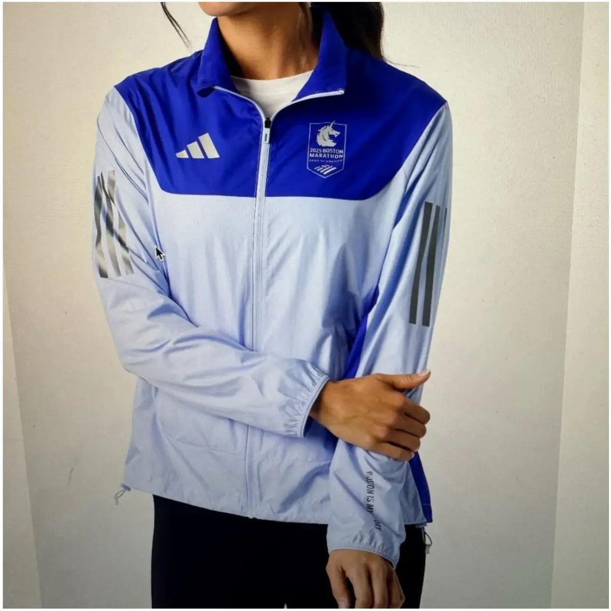 Adidas 2025 Official Boston Marathon Jacket - Women’s Large