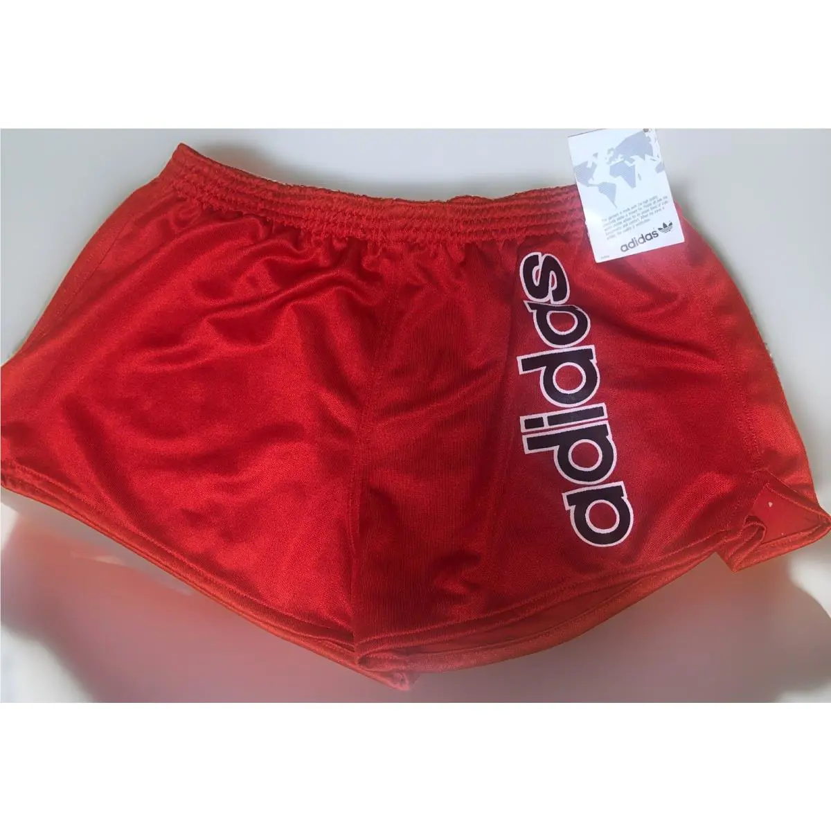 Vtg Adidas Shorts Mens XL Red Running Usa 80s