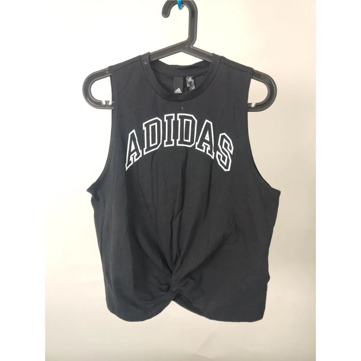 Adidas Women Tank Top Sleeveless Sport Running Hiking Gym Black sz L