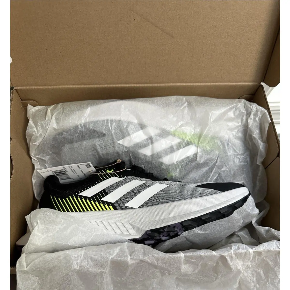 Adidas shoes - adidas Terrex - Terrex - IF5005 - Wonder Silver/Crystal White/Lucid Lemon (UPC: 0196464888381) 7
