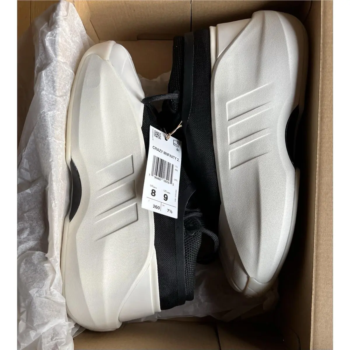 Adidas shoes - adidas Crazy IIInfinity - Crazy IIInfinity - IE3079 - Chalk 2