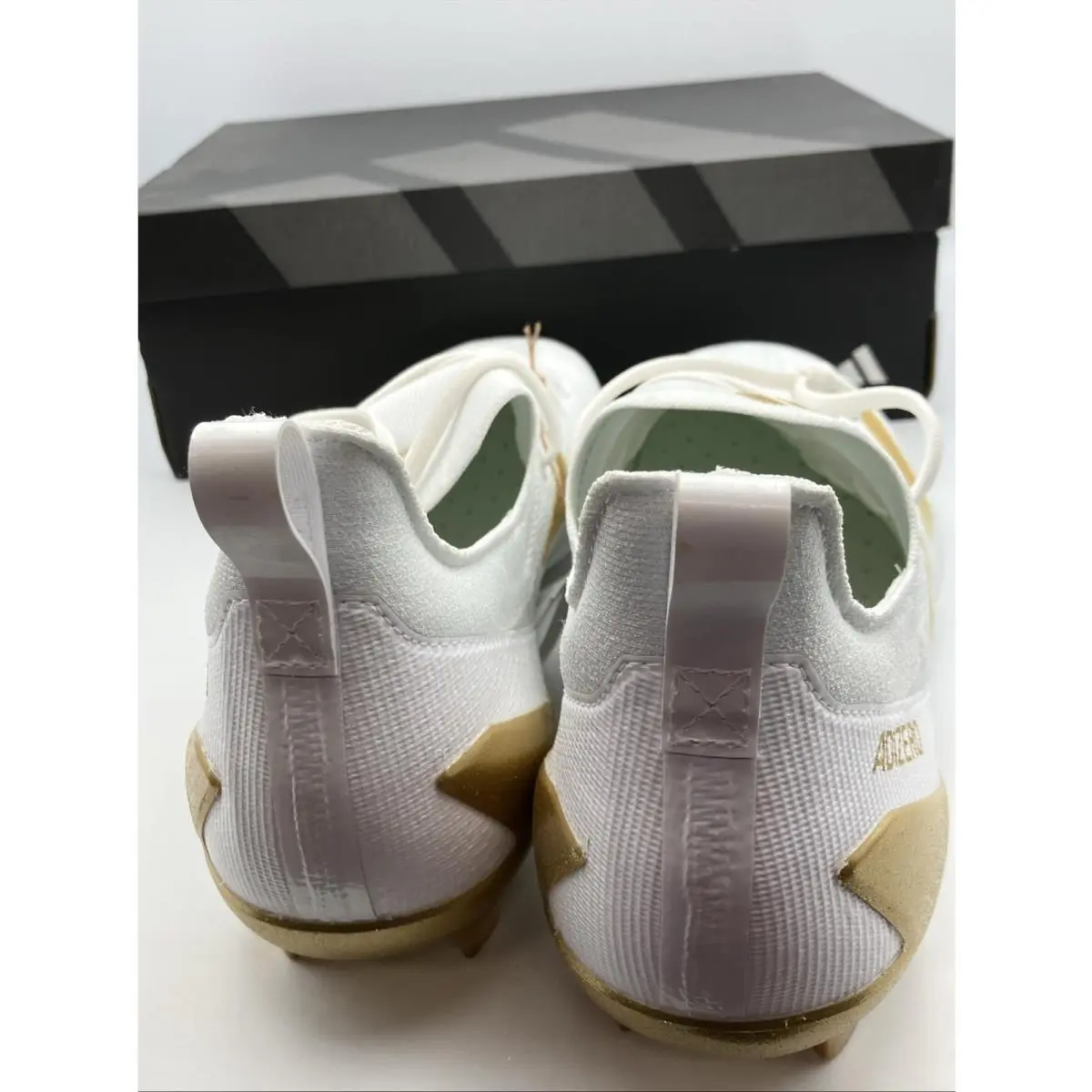Adidas shoes - adidas Adizero Electric + Football Cleats - IE3287 - Gold, White 2