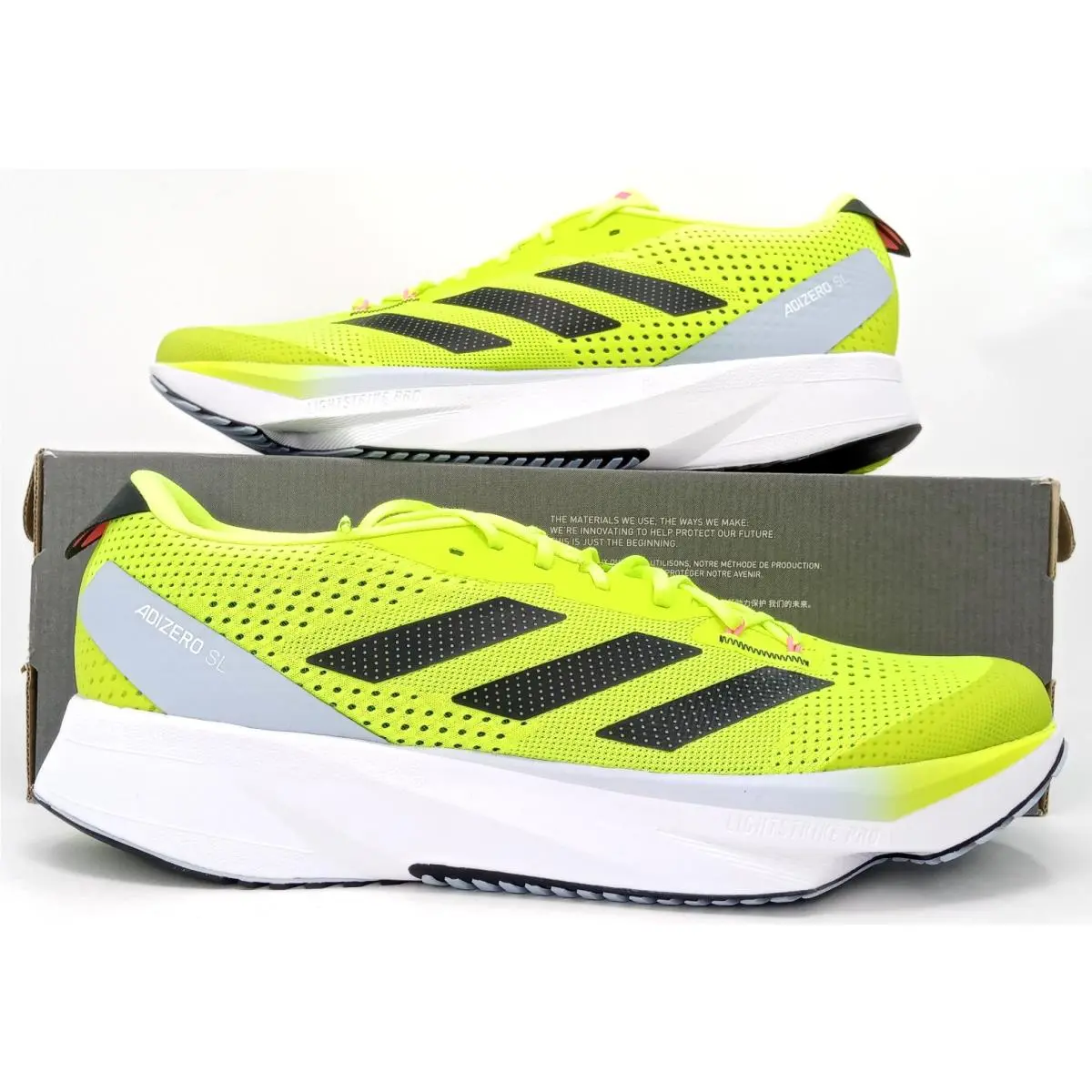 Adidas shoes - adidas Adizero SL - Adizero - HQ7231 - Volt / Lucid Lemon (UPC: 196465004155) 9