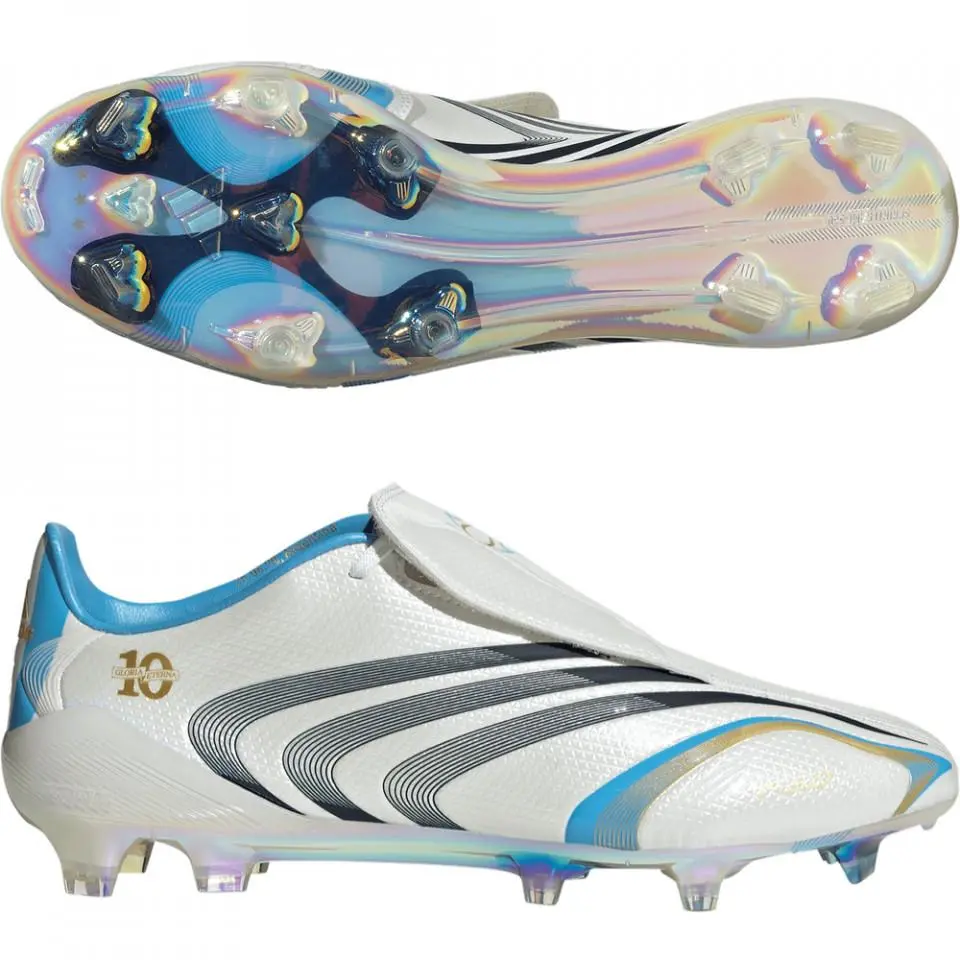 Messi Adidas F50 Elite Tunit FG Argetina Boots Goat Cleats White Shoes Men 11US