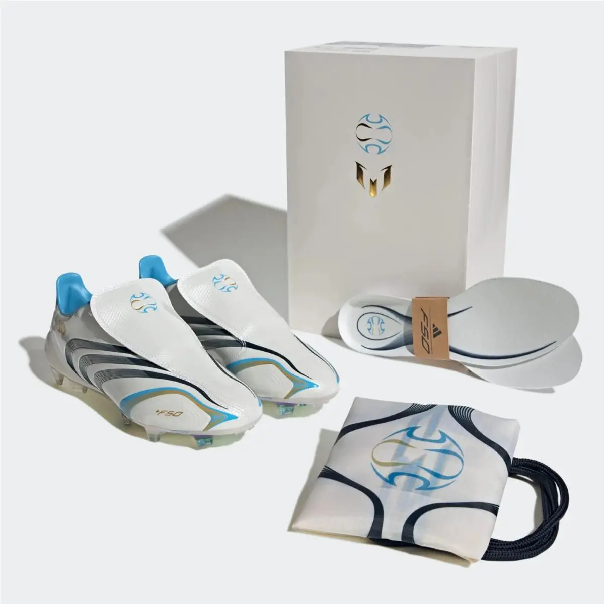 Adidas shoes - adidas F50 Elite TUNIT FG Messi Argentina - KH7934 - White 0