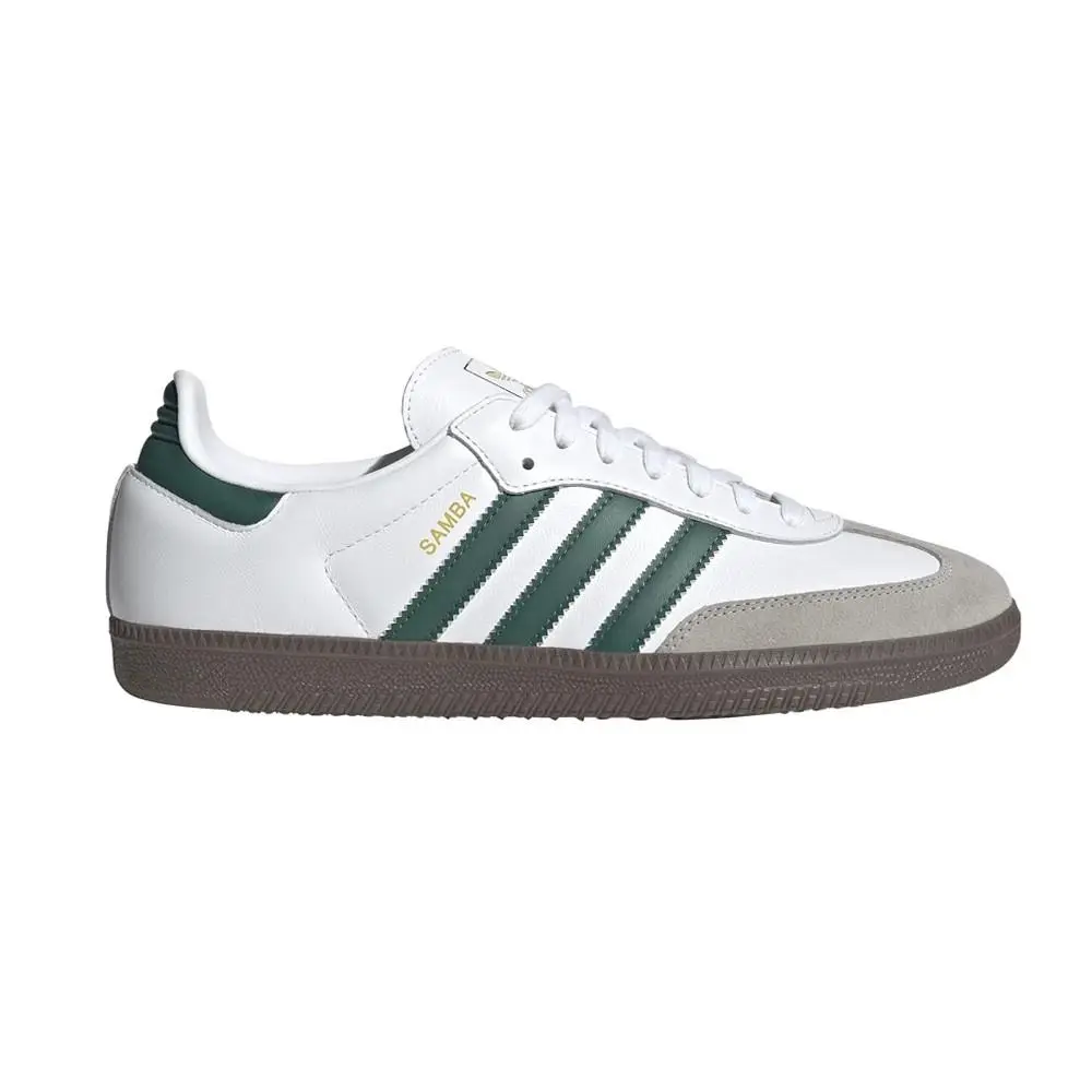 Adidas Mens Size 13 Samba OG Cloud White Collegiate Green JH8797