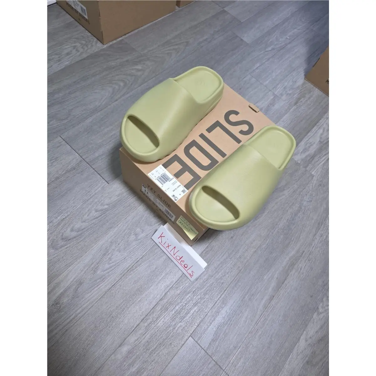 Adidas shoes - adidas Yeezy Slide - Yeezy Slide - FZ5904 - Green 2