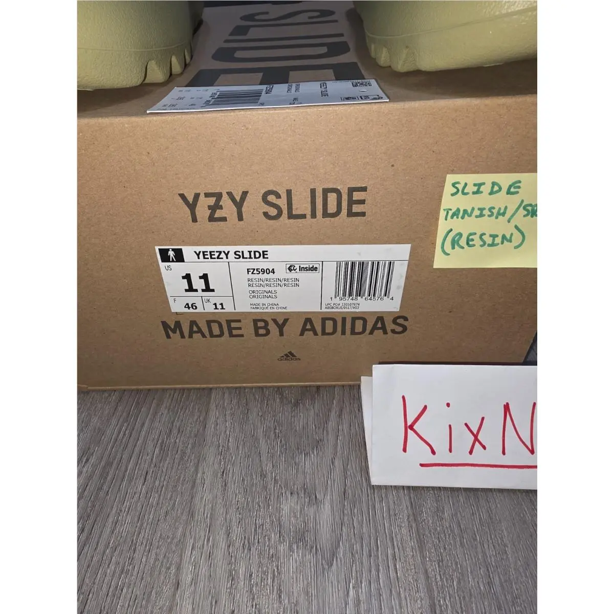 Adidas shoes - adidas Yeezy Slide - Yeezy Slide - FZ5904 - Green 4