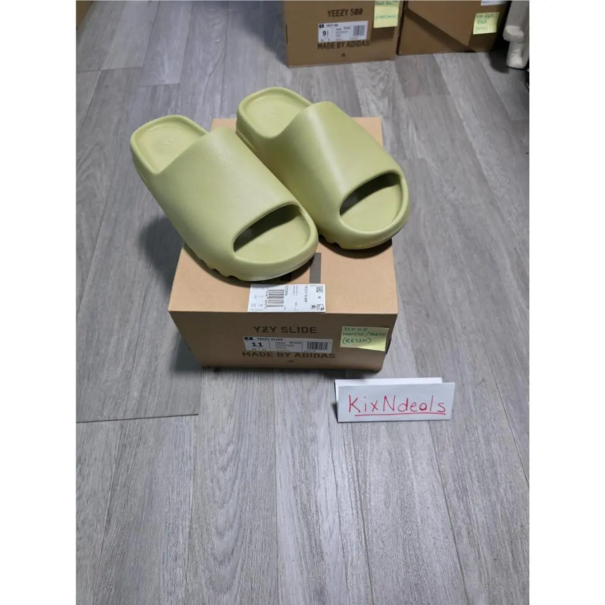 Adidas shoes - adidas Yeezy Slide - Yeezy Slide - FZ5904 - Green 6