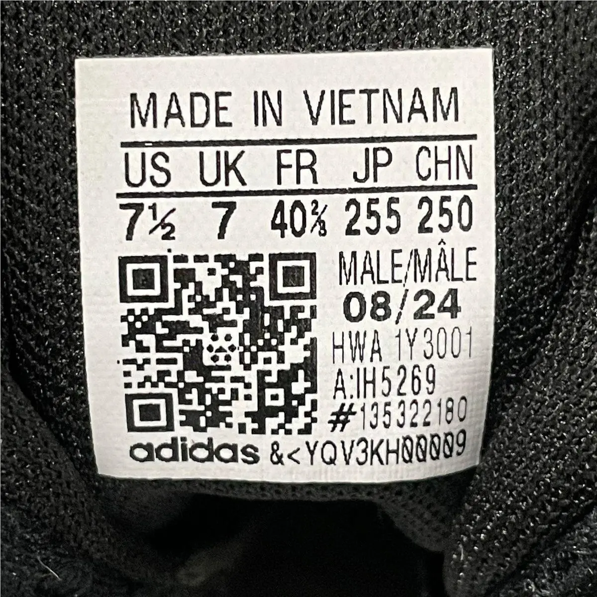 Adidas shoes - VS171627 - vs-171627 - Black (UPC: 197611387443) 1